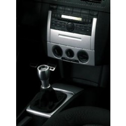 Škoda Fabia - dekor středového panelu se zásuvkou, ABS-stříbrný
