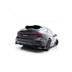 Audi A6 C9 S-Line benzín/hybrid, spoiler pod zadní nárazník v.4 s žebrováním a křidélkami, Maxton design