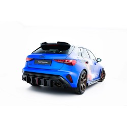 Audi RS3 Sportback 8Y Facelift, difuzor zadního nárazníku s OEM odrazkou, Maxton design