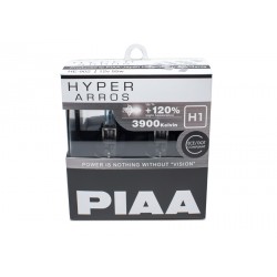 Autožárovky PIAA Hyper Arros 3900K H1 - o 120 procent vyšší svítivost, zvýšený jas