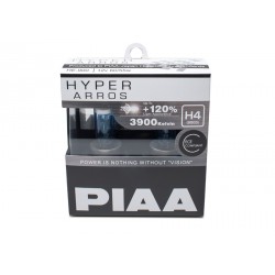 Autožárovky PIAA Hyper Arros 3900K H4 - o 120 procent vyšší svítivost, zvýšený jas