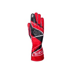 Kartingové rukavice Sparco K-ARROW+, s homologací FIA, barva červeno-černá