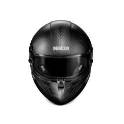 Kartingová karbonová helma Sparco STEALTH Carbon, s homologací FIA, barva černá