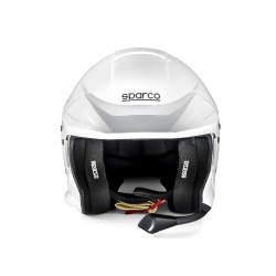 Sparco helma FLUX RJ-i, s interkomem a homologací FIA, barva bílá