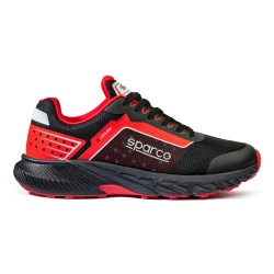 Boty pro mechaniky Sparco S-PARK, barva černo-červená