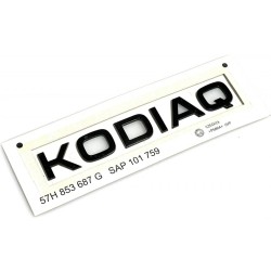 Škoda Kodiaq II - zadní logo KODIAQ RS černé