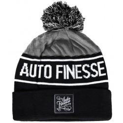 Auto Finesse - Bobble Knitted Beanie - Grey