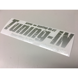 Nálepka Tuning-IN barva stříbrná