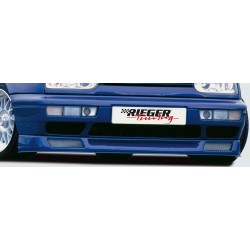 Rieger lipa pod přední nárazník Rieger pro Volkswagen Golf 3 3-dvéř., 5-dvéř., kabriolet, plast ABS bez povrchové úpravy, pod přední spoiler Rieger obj. kód Y 00042011