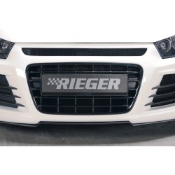 Rieger maska chladiče lesklá černá pro Volkswagen Scirocco 3 13 2-dvéř. před faceliftem, plast ABS lakovaný do černé lesklé barvy