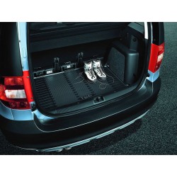 Škoda Yeti  - gumový koberec do  kufru (pro vozy bez mezipodlahy)