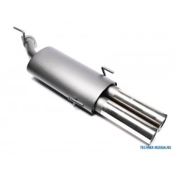 TA Technix sportovní výfuk - Opel Vectra B sedan/kombi (95-02) 1.6 16V / 1.8 16V / 2.0 16V, 2x 76 mm rovná nerezová koncovka s pertlem