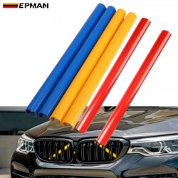 BMW Ozdobné kryty rozpěry přední masky a chladiče ŽLUTÉ 285mm
