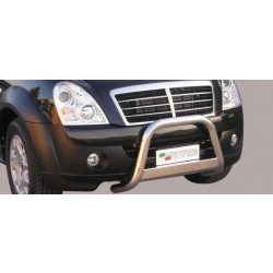 SsangYong Rexton II - Nerezový přední ochranný rám 63mm