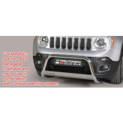 Nerezový přední ochranný rám Jeep Renegade, 63mm