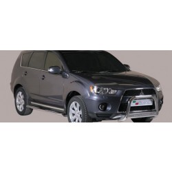 Mitsubishi Outlander II FL - Nerezový přední ochranný rám 63mm II.