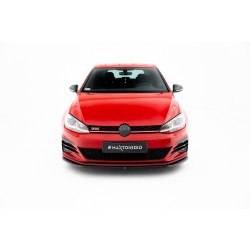 Volkswagen Golf GTI Mk7 FL, spoiler pod přední nárazník ver.4, Maxton design