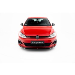 Volkswagen Golf GTI Mk7 FL, spoiler pod přední nárazník ver.5, Maxton design