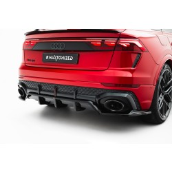 Audi RSQ8 Mk1 Facelift, spoiler pod zadní nárazník s žebrováním, Maxton design