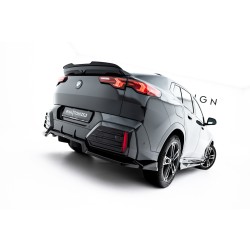 BMW X2 M-Pack U10, spoiler pod zadní nárazník s žebrováním, Maxton design