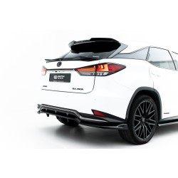 Lexus RX Mk4 F-Sport Facelift, středový spoiler pod zadní nárazník s žebrováním, Maxton Design