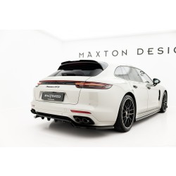 Porsche Panamera GTS Sport Turismo 971 Facelift, středový spoiler pod zadní nárazník s žebrováním, Maxton Design