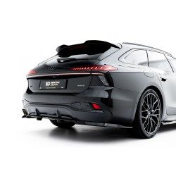 Audi A6 C9 S-Line, spoiler pod zadní nárazník v.1 s žebrováním, Maxton design