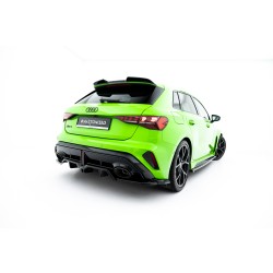 Audi RS3 8Y Facelift Sportback, spoiler zadního nárazníku s žebrováním ver.2, Maxton design