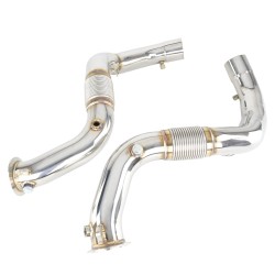 Nerezová downpipe pro BMW M5 F90 S63B44B 4.4 xDrive 2017-2024