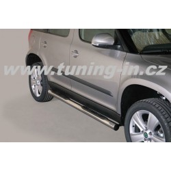 Škoda Yeti - NEREZ chrom boční nášlapy V2 MISUTONIDA