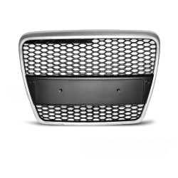 Audi A6 04-08 Přední maska bez znaku RS-Type stříbrný mat