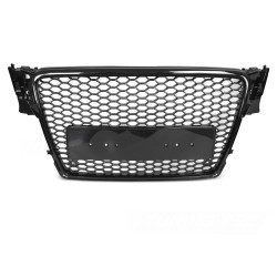 Audi A4 B8 2008-2011 - Přední maska SPORT STYL černá lesklá s PDC