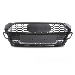 Audi A5 F5 2019-2023 - Přední maska SPORT černá lesklá s PDC