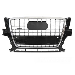 Audi Q5 8R 2008-2012 - Přední maska S styl černá s chromem pro PDC