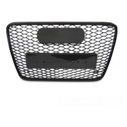 Audi Q7 4L 2005-2015 - Přední maska ČERNÁ LESKLÁ s PDC