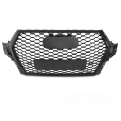 Audi Q7 4M 2015-2019 - Přední maska ČERNÁ LESKLÁ s PDC