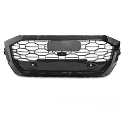 Audi Q8 2018-2023 - Přední maska ČERNÁ LESKLÁ s PDC