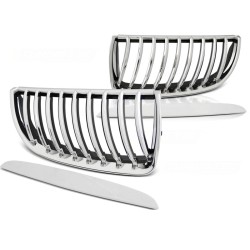 BMW E90 / E91 03.05-08.08 CHROME - přední maska