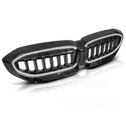 BMW G20/G21 19-22 - Přední ledvinky BLACK s LED