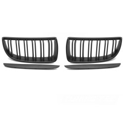 BMW E90/E91 2005-2008 - Přední maska double bar ČERNÁ MATNÁ