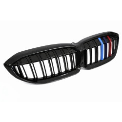 BMW G20/G21 2019-2022 - Přední maska černá lesklá s trikolórou