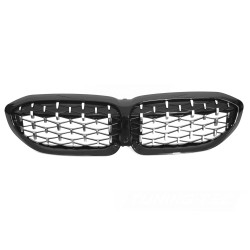 BMW G20/G21 2019-2022 - Přední maska DIAMOND černá s chromem