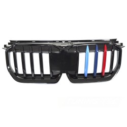 BMW X1 U11 2022-> - Přední maska černá lesklá s trikolórou