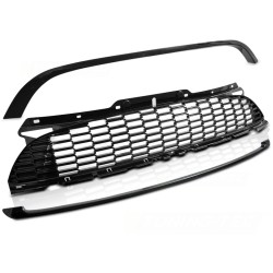 BMW MINI COOPER 10-14 R56/57/55 JCW STYLE GLOSSY BLACK - přední maska