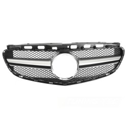 Mercedes třídy E W212/S212 2013-2016 - Přední maska černá se stříbrným