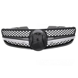 Mercedes SL R230 2006-2011 - Přední maska černá s chromem