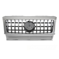 Mercedes třídy G W463 1990-2012 - Přední maska stříbrná s chromem W464 LOOK