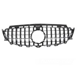 Mercedes třídy E W213/S213 2016-2019 - Přední maska černá lesklá s otvorem pro kameru