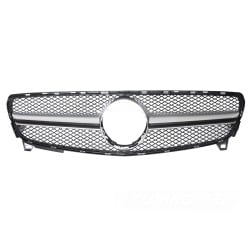 Mercedes W176 2015-2018 - Přední maska stříbrná