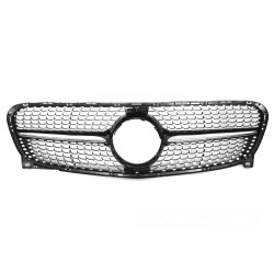 Mercedes GLA X156 2013-2016 - Přední maska DIAMOND STYLE černá lesklá s chromem